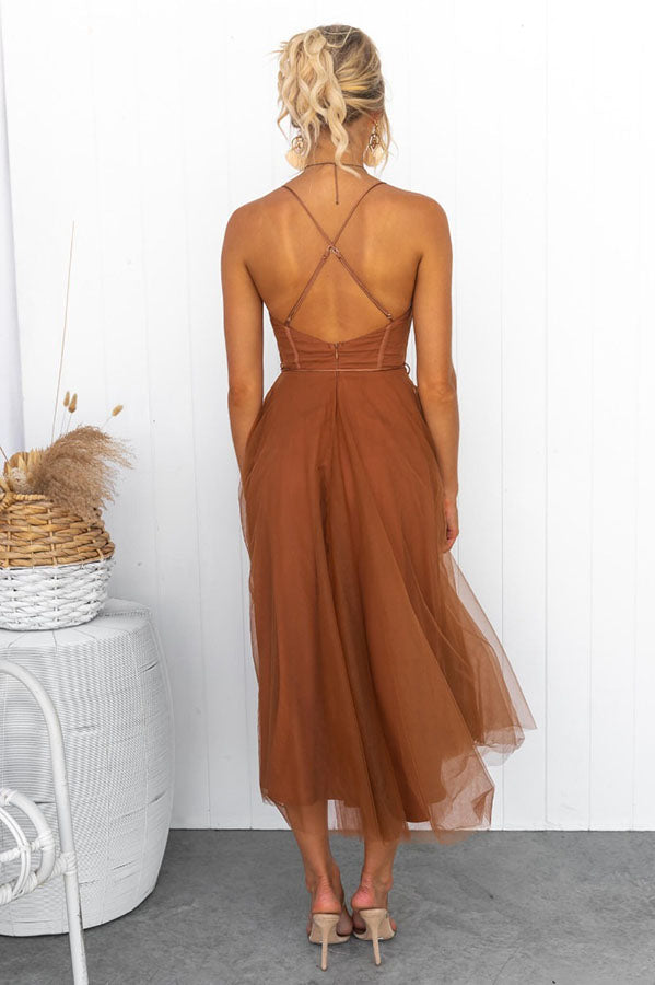 Olive | Sweetheart Tulle Layered Women Summer Maxi Dress