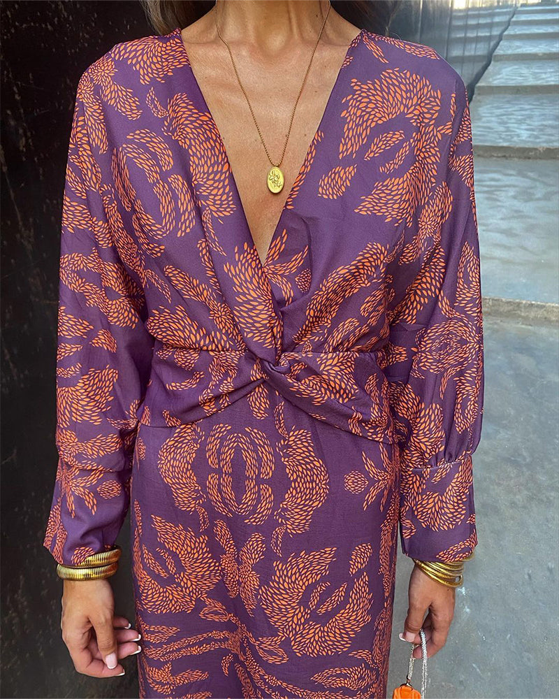 Arielle | Boho Luxe Wrap Women Summer Maxi Dress