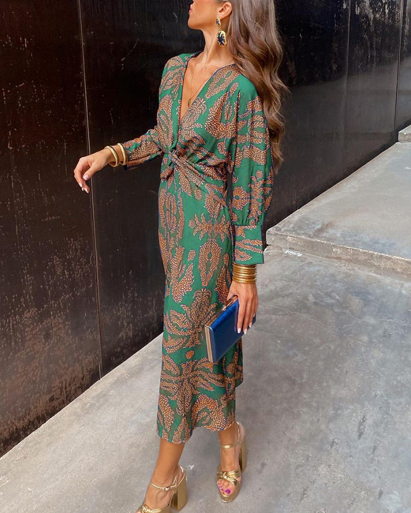 Arielle | Boho Luxe Wrap Women Summer Maxi Dress