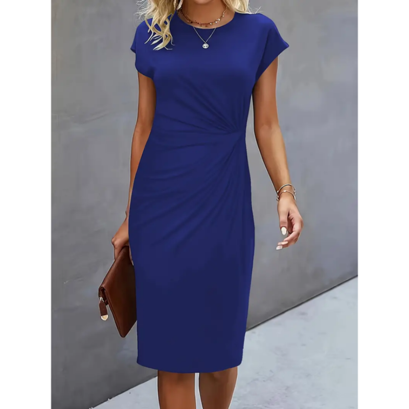 Ava | Short-Sleeve Day-to-Night Women Summer Midi Dress