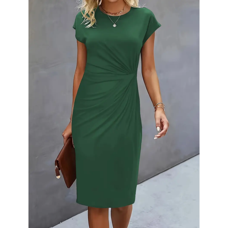 Ava | Short-Sleeve Day-to-Night Women Summer Midi Dress