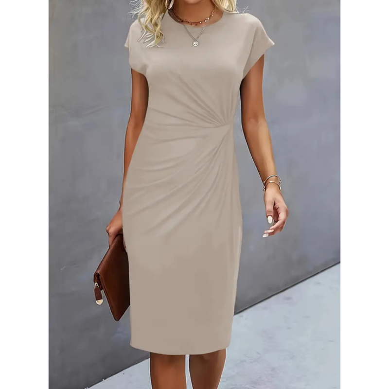 Ava | Short-Sleeve Day-to-Night Women Summer Midi Dress