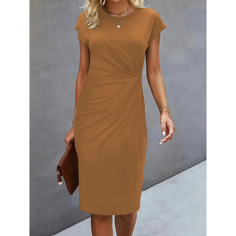 Ava | Short-Sleeve Day-to-Night Women Summer Midi Dress