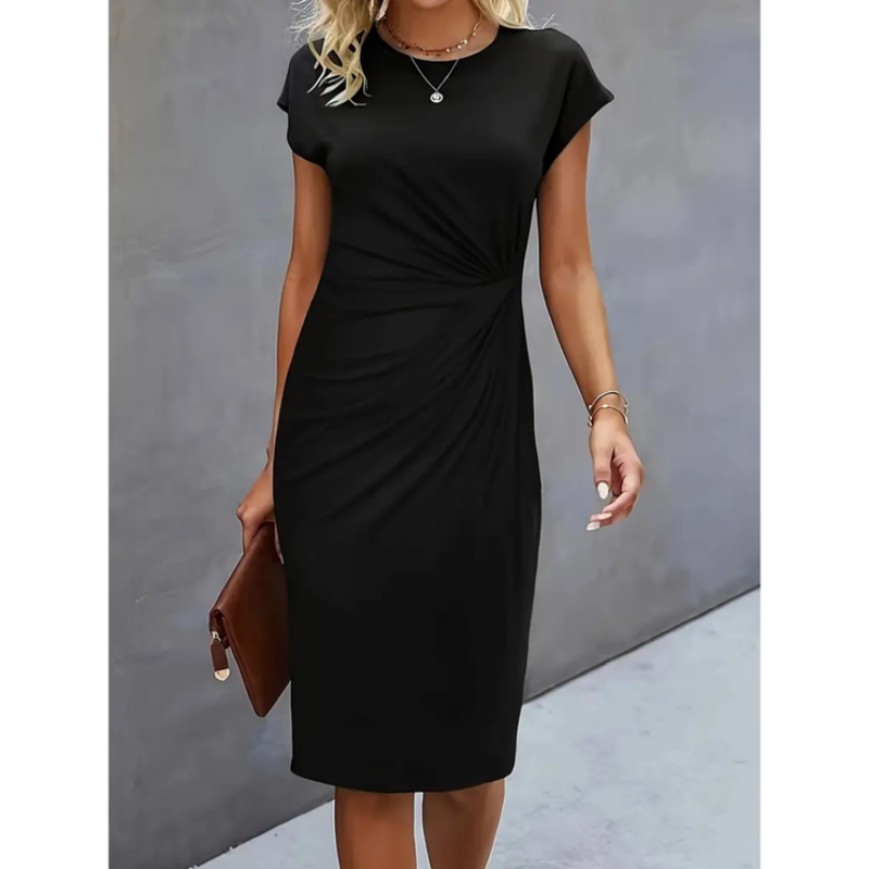 Ava | Short-Sleeve Day-to-Night Women Summer Midi Dress