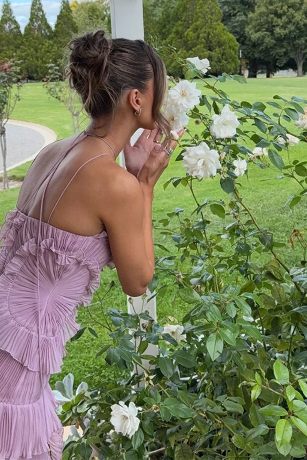 Cleo | One-Shoulder Ruffle Asymmetric Women Summer Maxi Dress