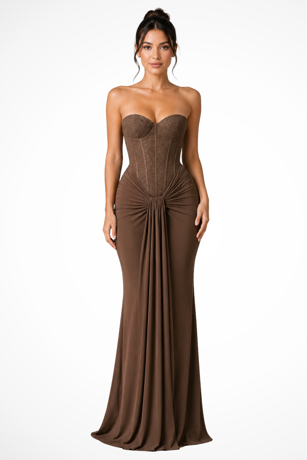 Regina | Lace Strapless Sweetheart Women Summer Maxi Dress
