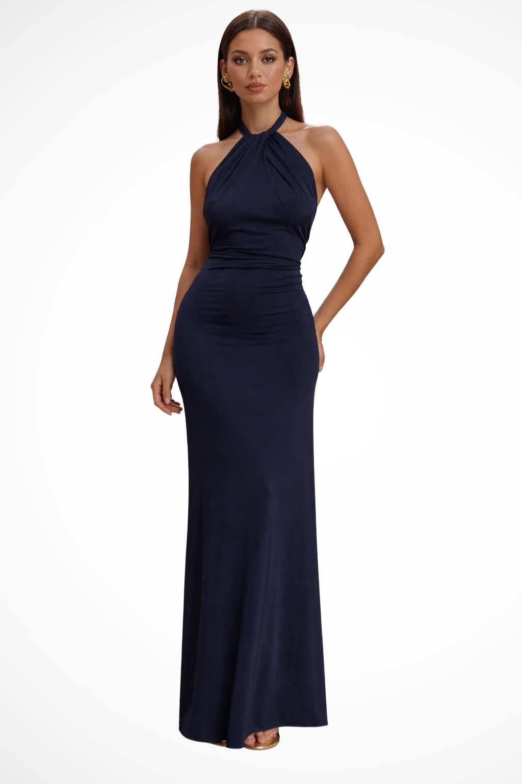 Rosalie | Halter Open-Back Bodycon Women Summer Maxi Dress