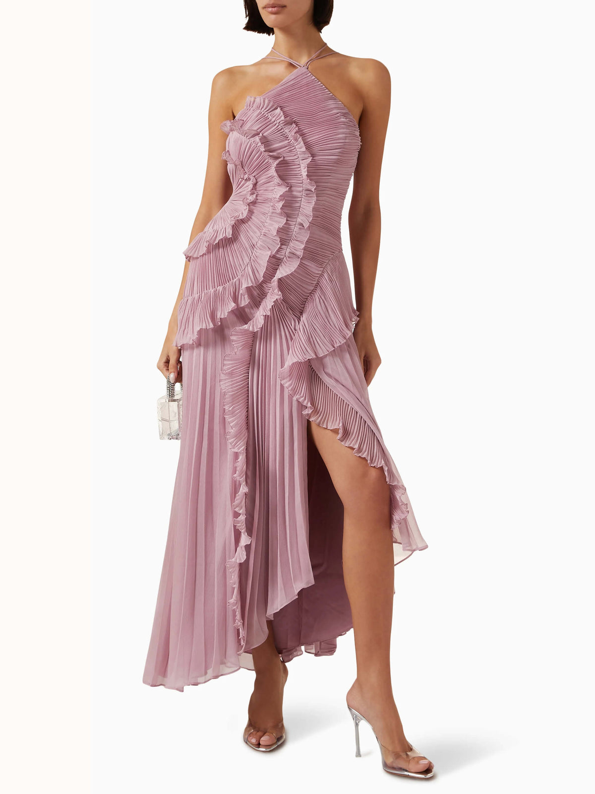 Tiana | One-Shoulder Cascading Ruffle Women Summer Maxi Dress