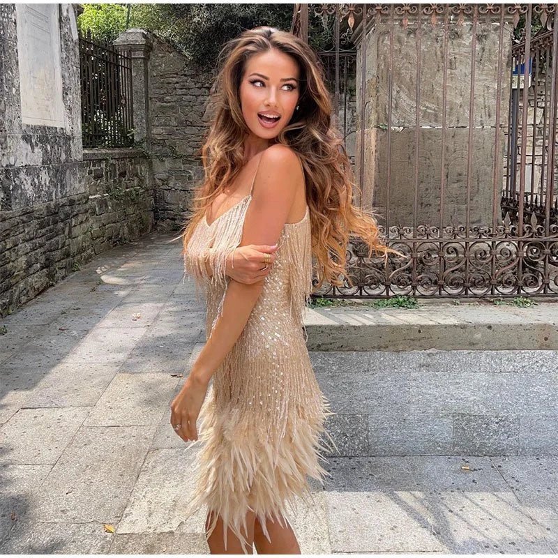 Abby | Feather Flattering-Fit Women Summer Mini Dress