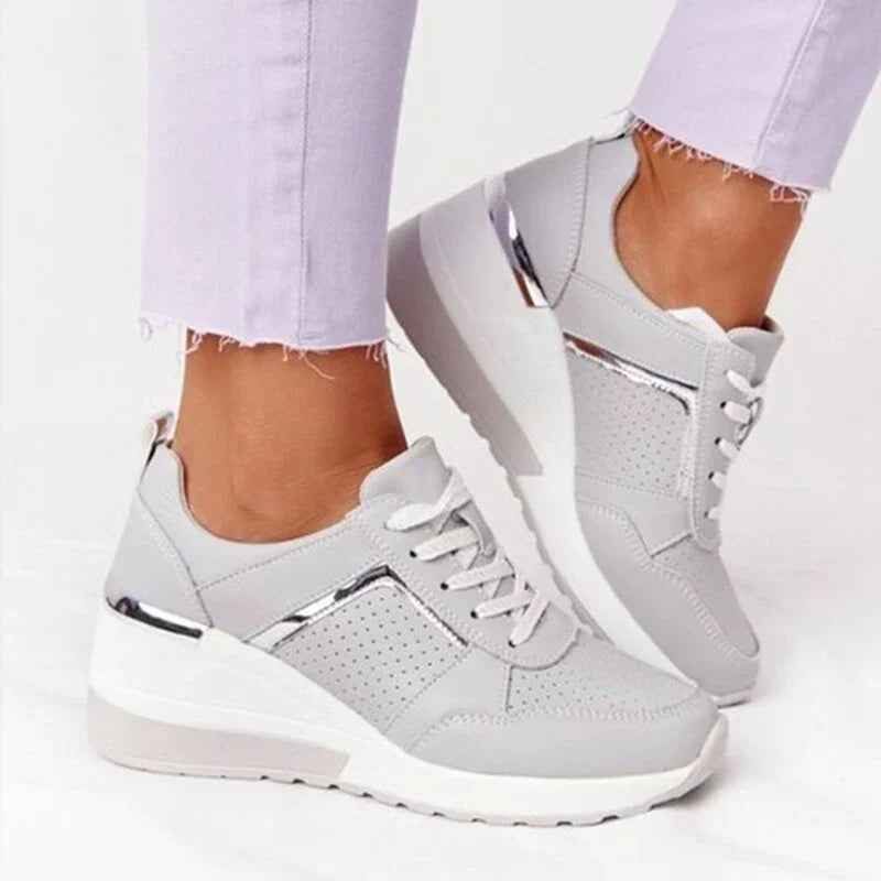 Jolie | Hidden-Wedge Platform Women Comfortable Sneakers