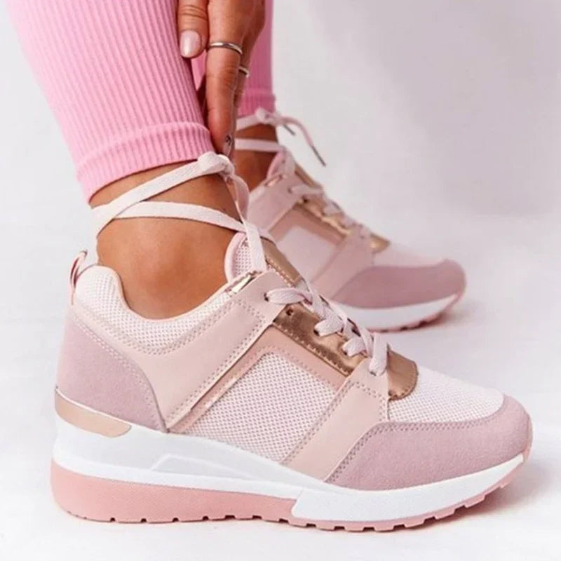 Jolie | Hidden-Wedge Platform Women Comfortable Sneakers