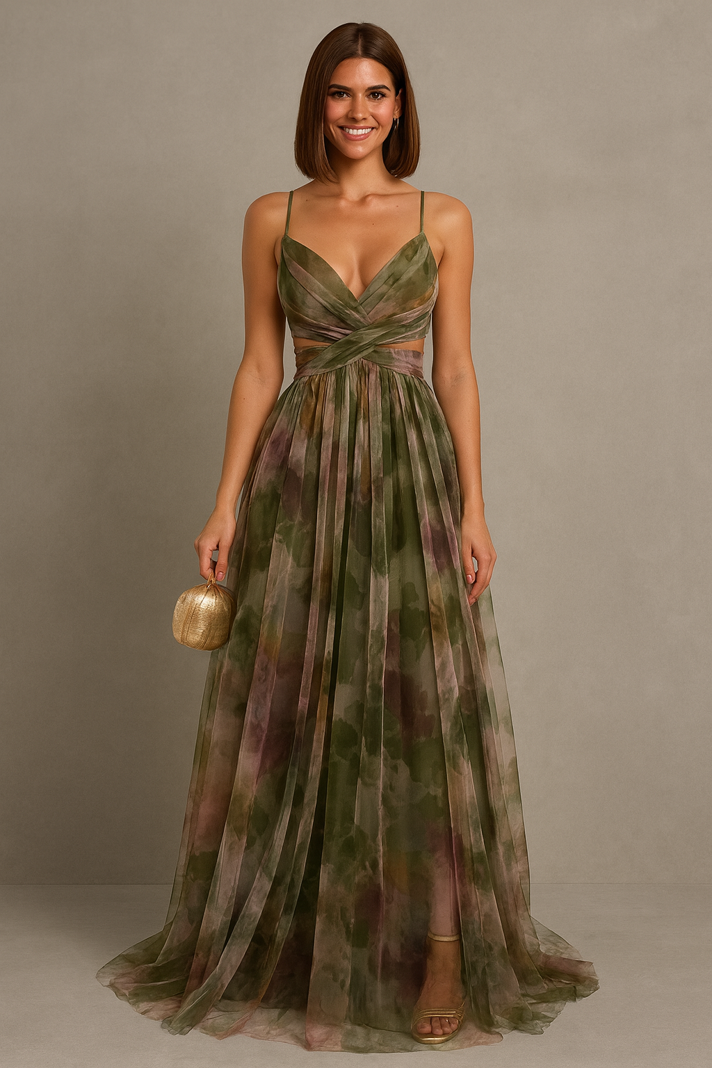 Imogen | Floral Adjustable-Back Women Summer Maxi Dress