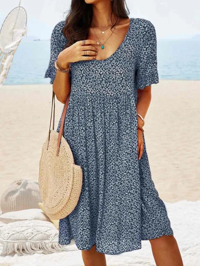 Dixie | Ditsy Floral Flutter-Sleeve Women Summer Mini Dress