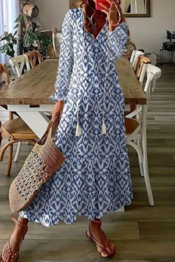 Alexis | Floral Tiered Relaxed Women Summer Maxi Dress