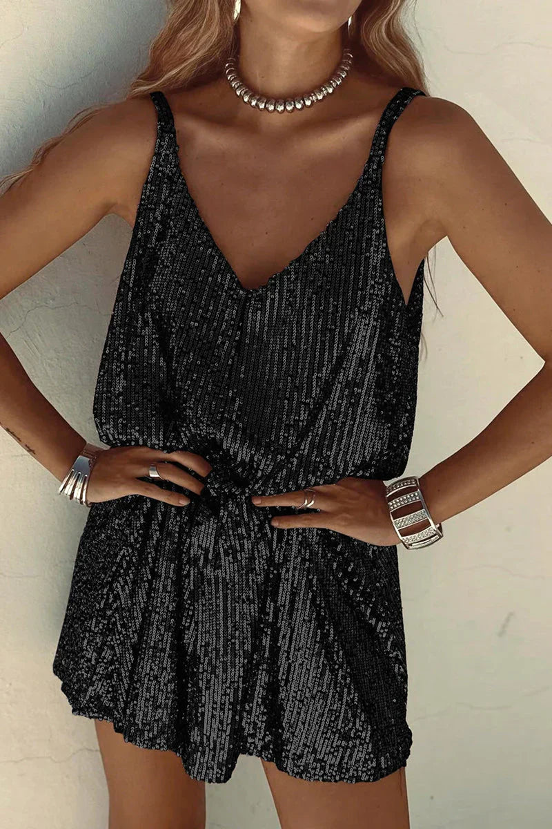 Harper | Sleeveless Sequin Sparkling Women Summer Mini Dress