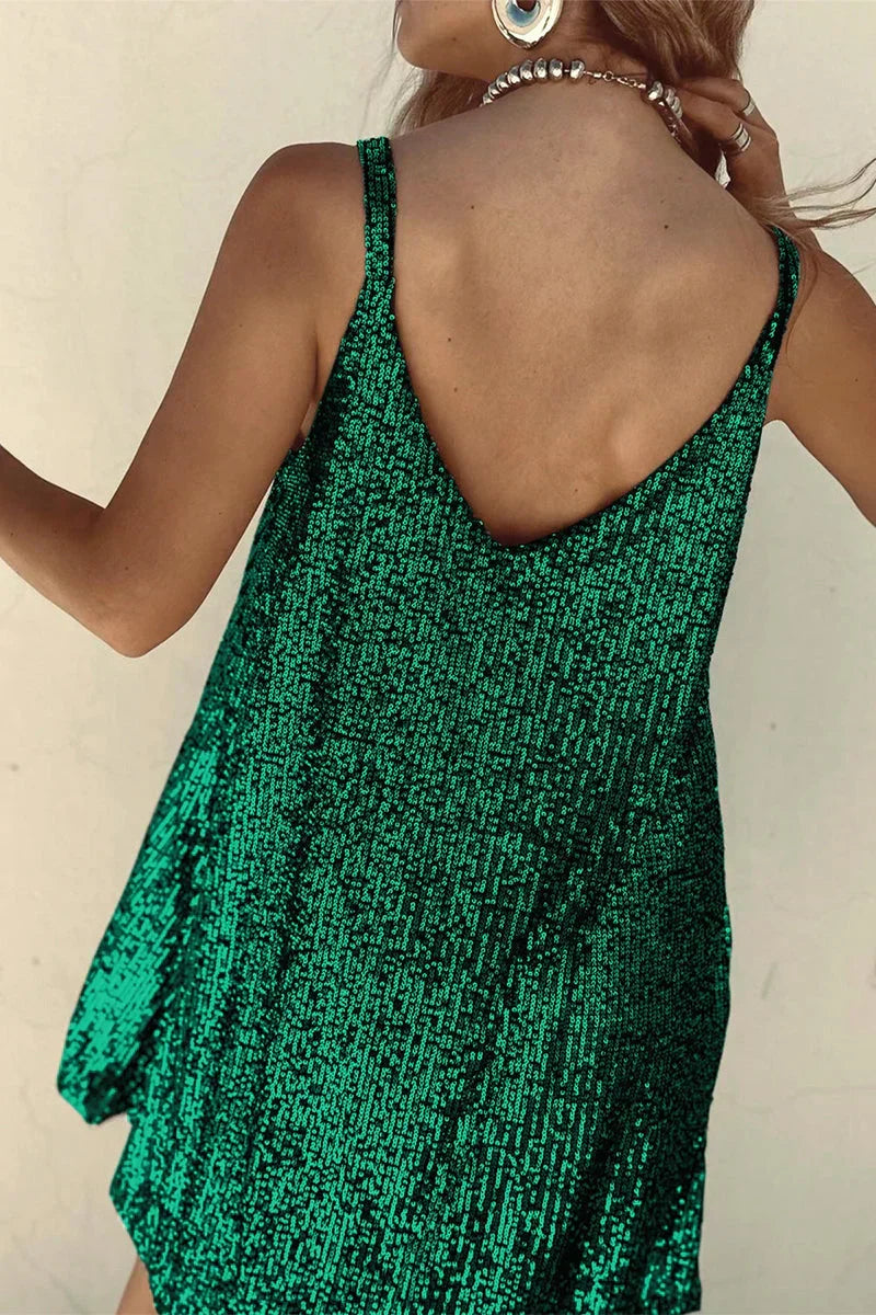 Harper | Sleeveless Sequin Sparkling Women Summer Mini Dress