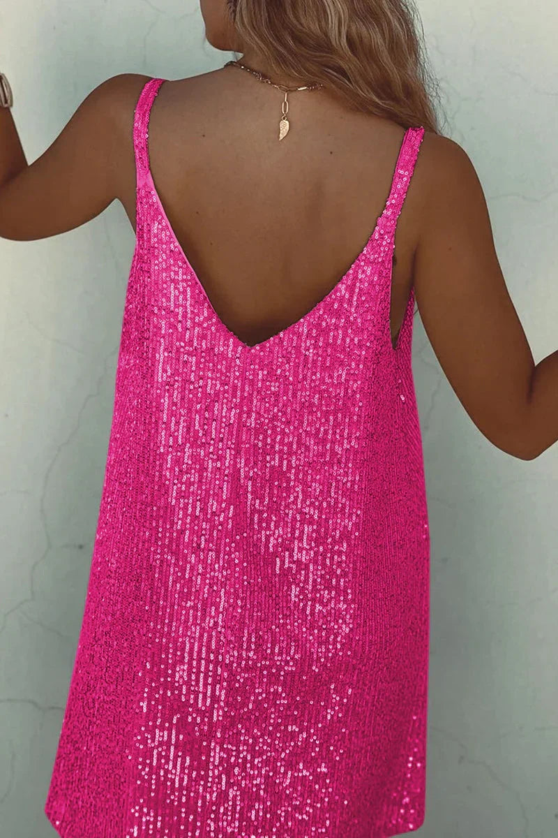 Harper | Sleeveless Sequin Sparkling Women Summer Mini Dress