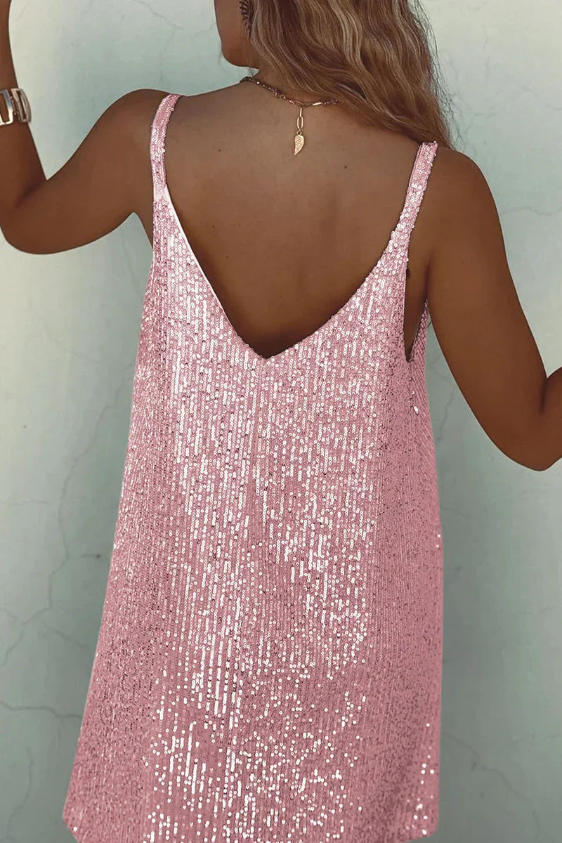 Harper | Sleeveless Sequin Sparkling Women Summer Mini Dress