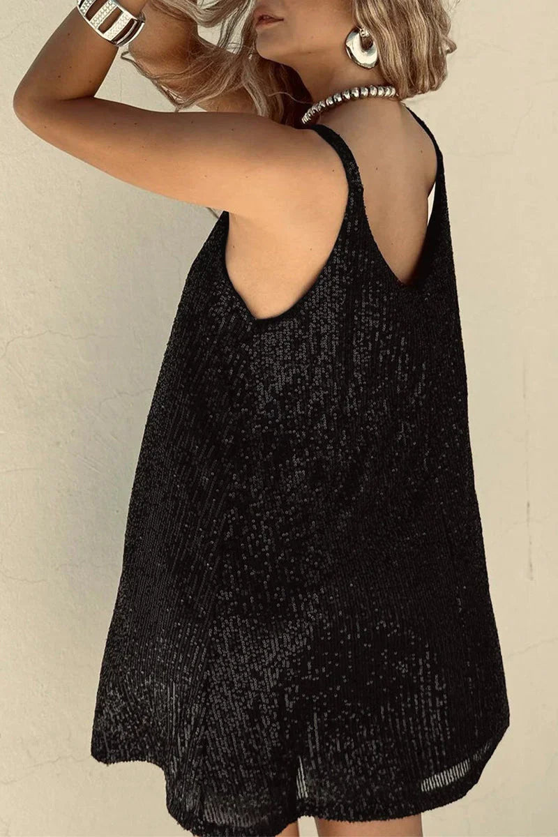 Harper | Sleeveless Sequin Sparkling Women Summer Mini Dress