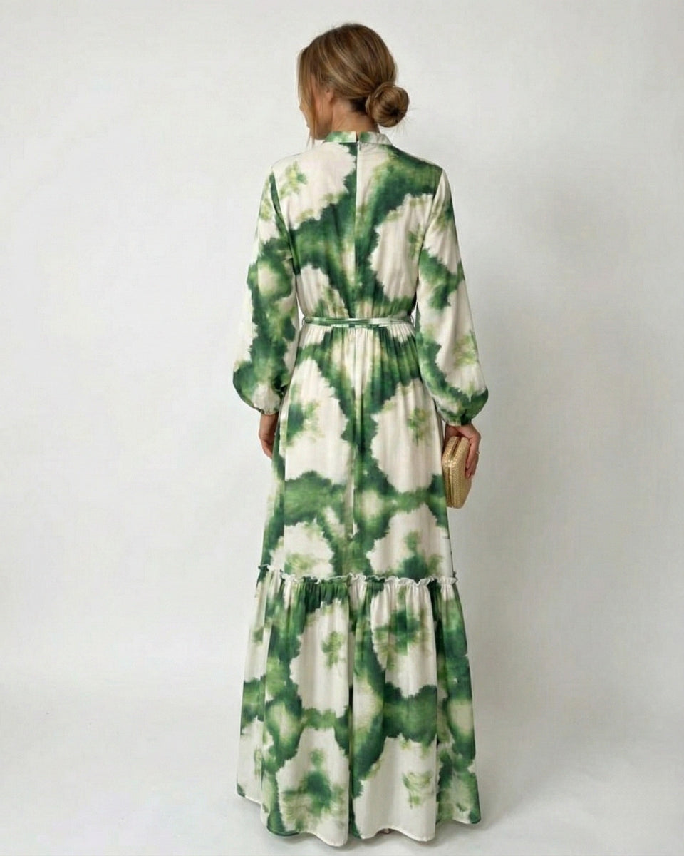 Kelsey | Tie-Waist Longline Women Summer Maxi Dress
