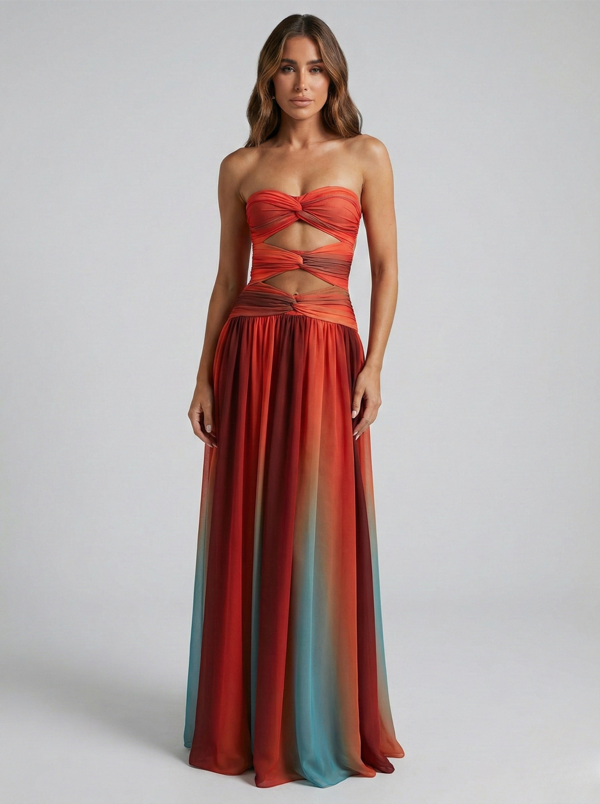 Sienna | Hollow-Out Flowing Women Summer Maxi Dress