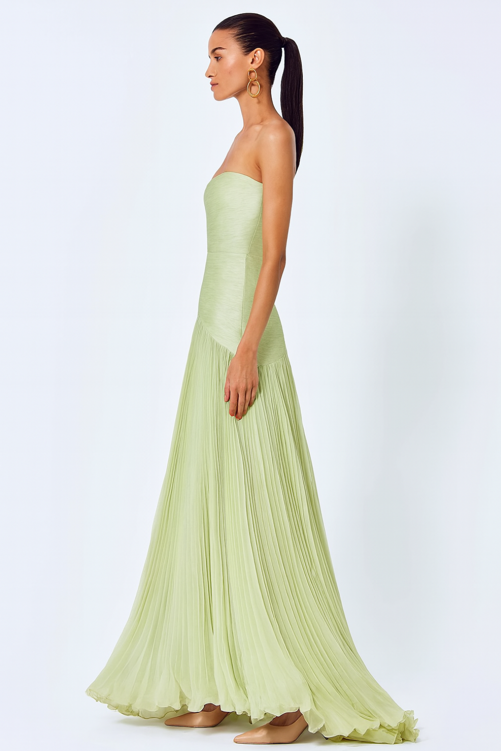 Lacey | Sleeveless Drop-Waist Women Summer Maxi Dress