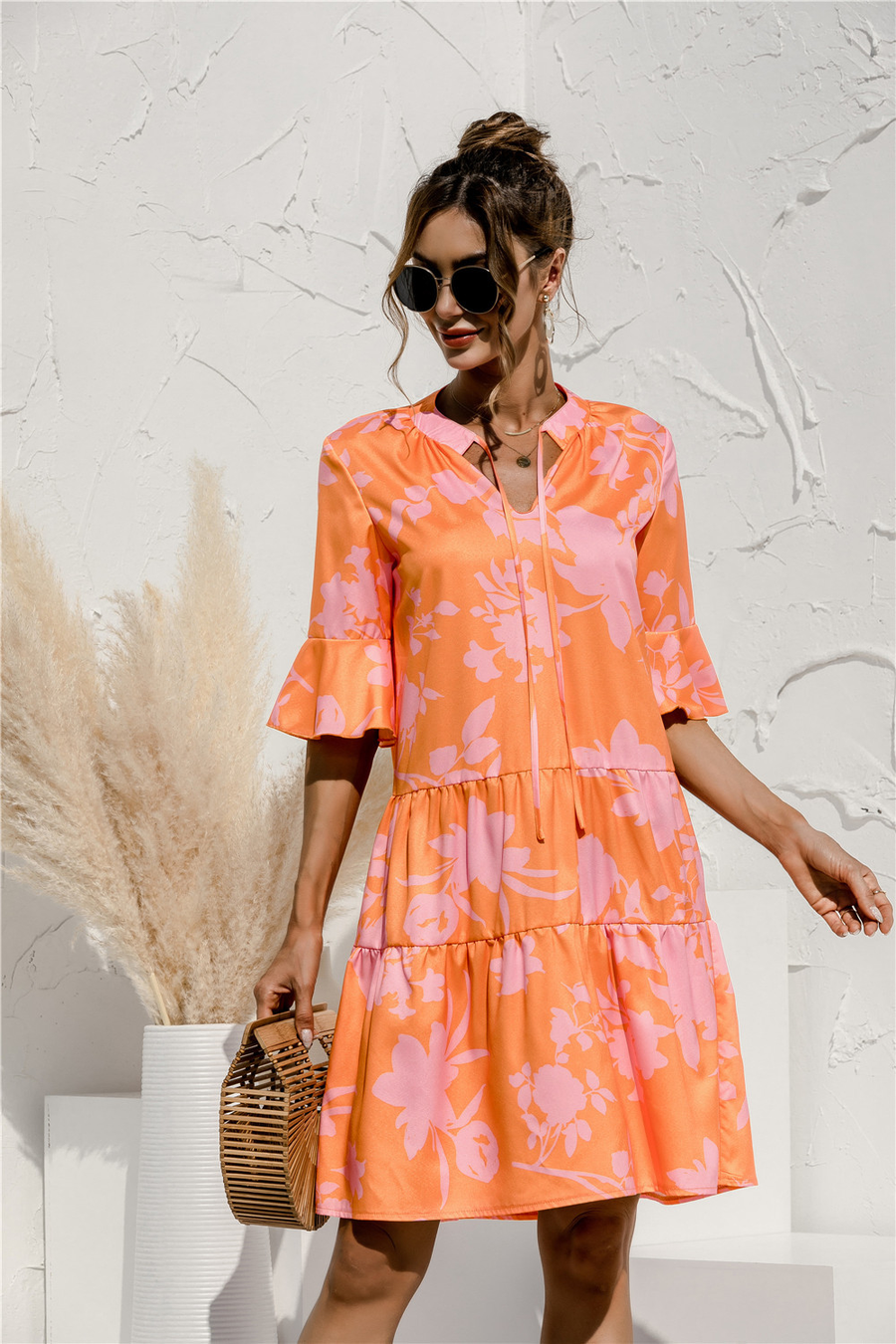 Lexie | Low-Waist Flattering Women Summer Mini Dress