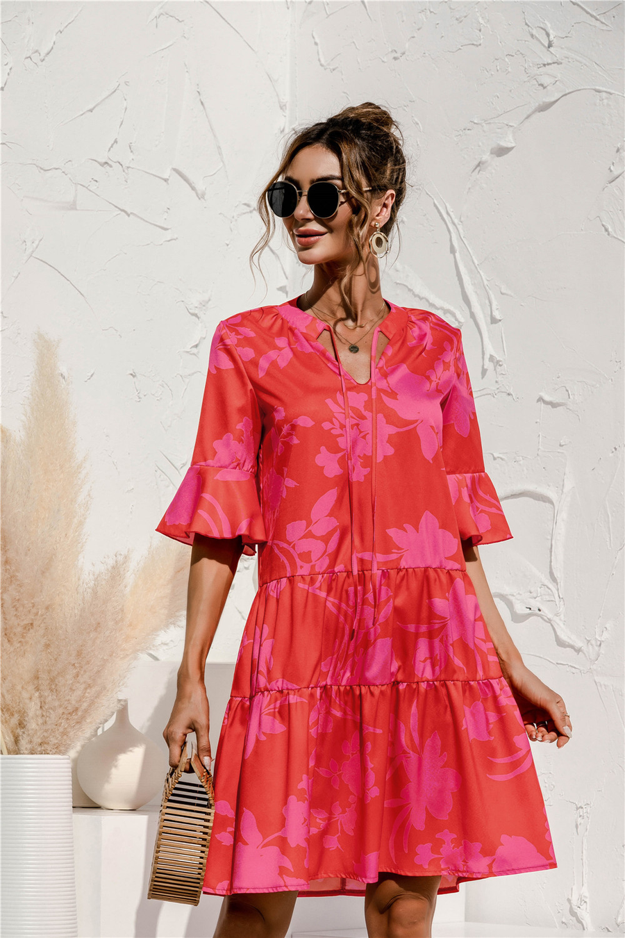 Lexie | Low-Waist Flattering Women Summer Mini Dress