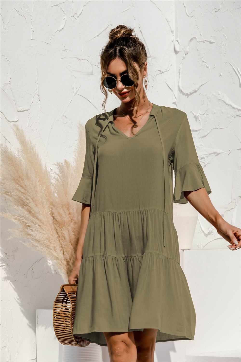 Lexie | Low-Waist Flattering Women Summer Mini Dress