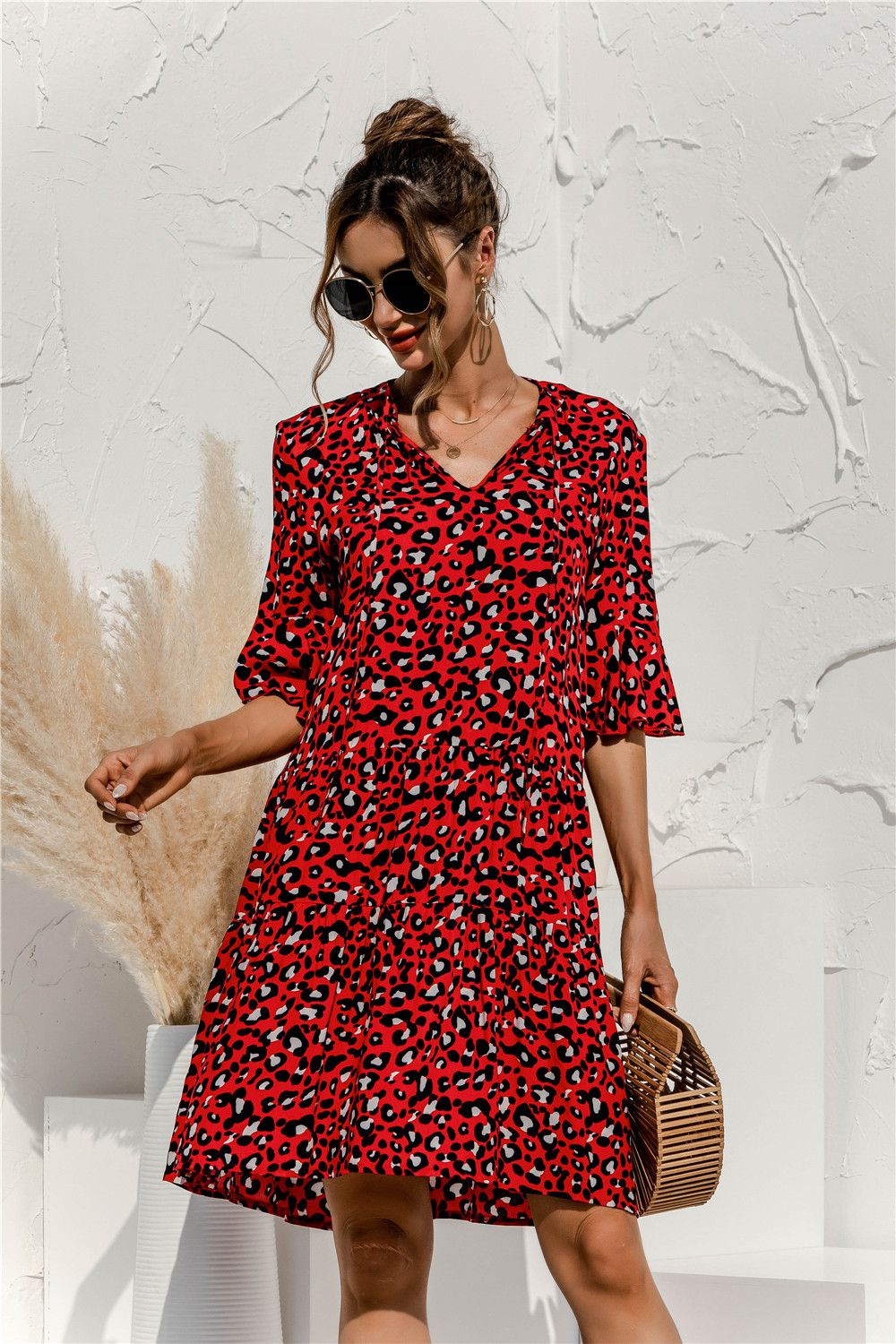 Lexie | Low-Waist Flattering Women Summer Mini Dress