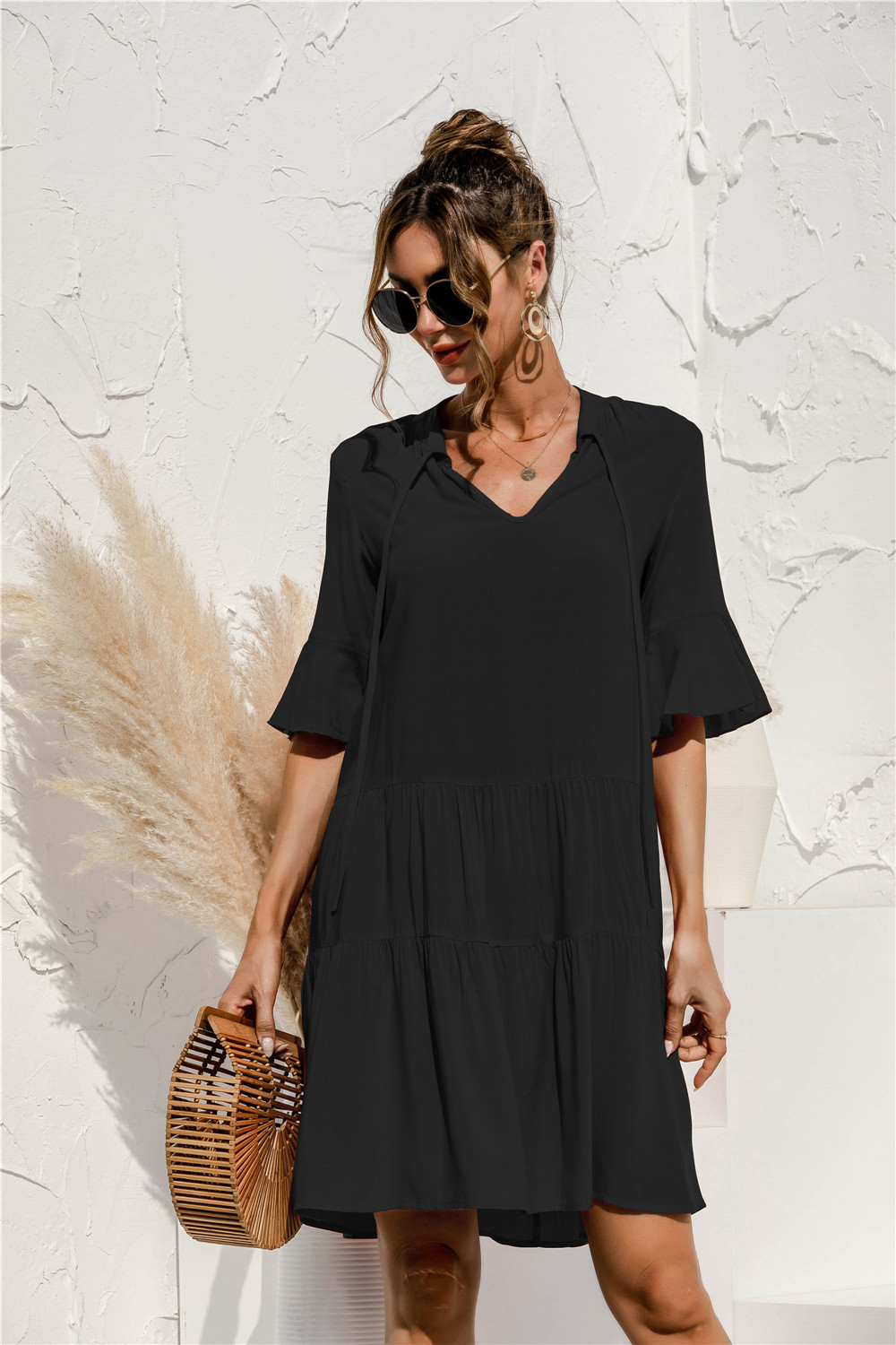 Lexie | Low-Waist Flattering Women Summer Mini Dress