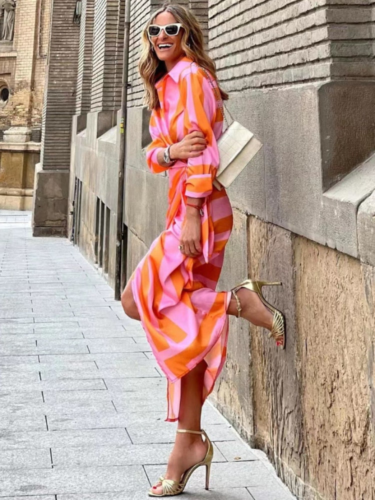 Carla | Vibrant Floral Relaxed Women Summer Maxi Dress