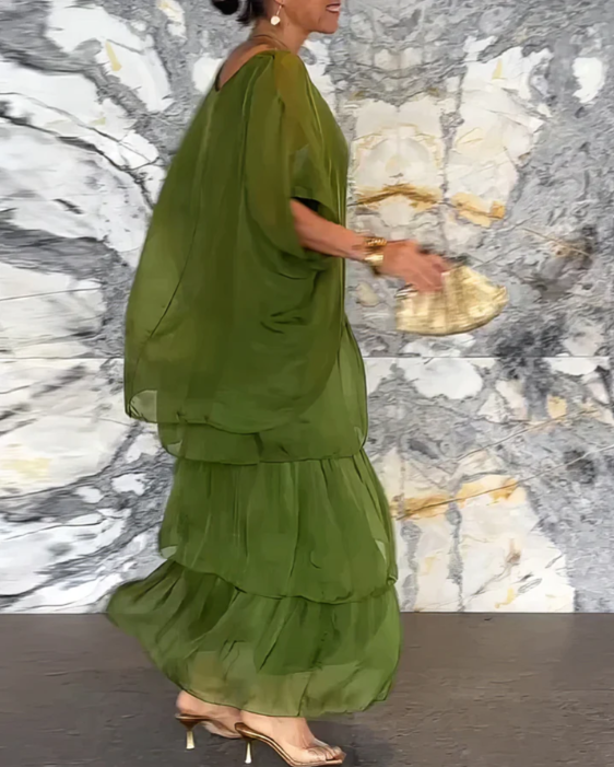 Beatrix | Boho Layered Loose-Fit Women Summer Maxi Dress