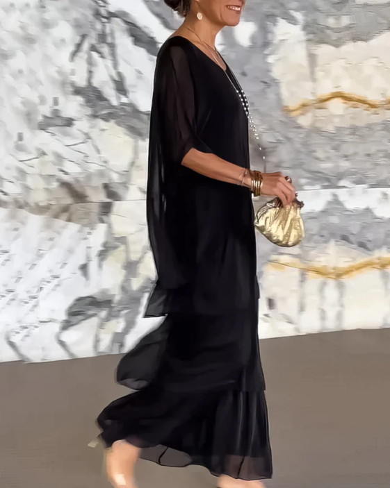 Beatrix | Boho Layered Loose-Fit Women Summer Maxi Dress