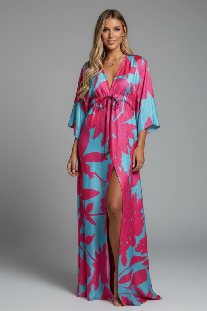 Lily | Kaftan Flowing Maxi Women Cocktail Summer Dress