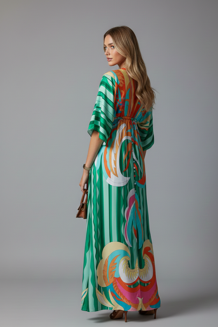 Lily | Kaftan Flowing Maxi Women Cocktail Summer Dress
