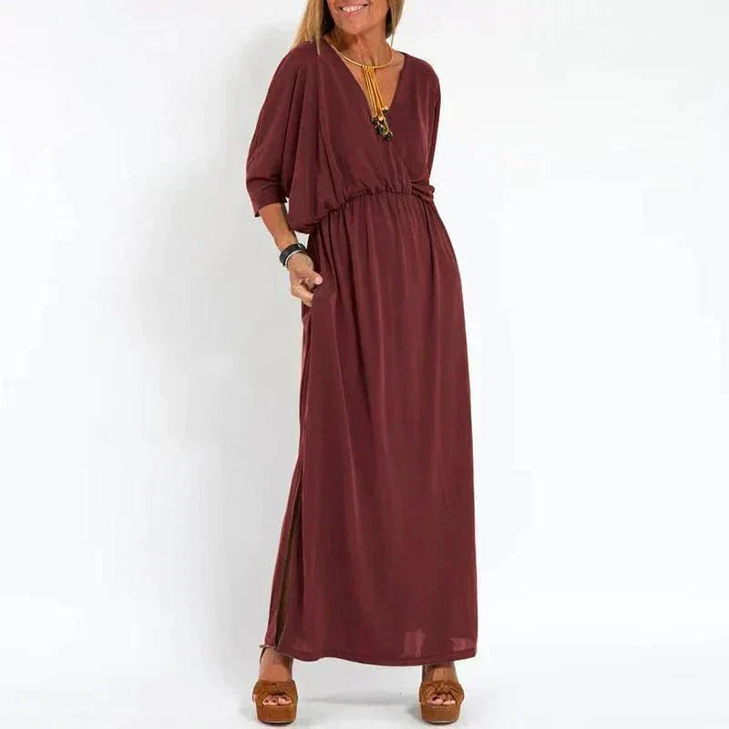 Elina | Wrap Floor-Length Maxi Women Cocktail Summer Dress