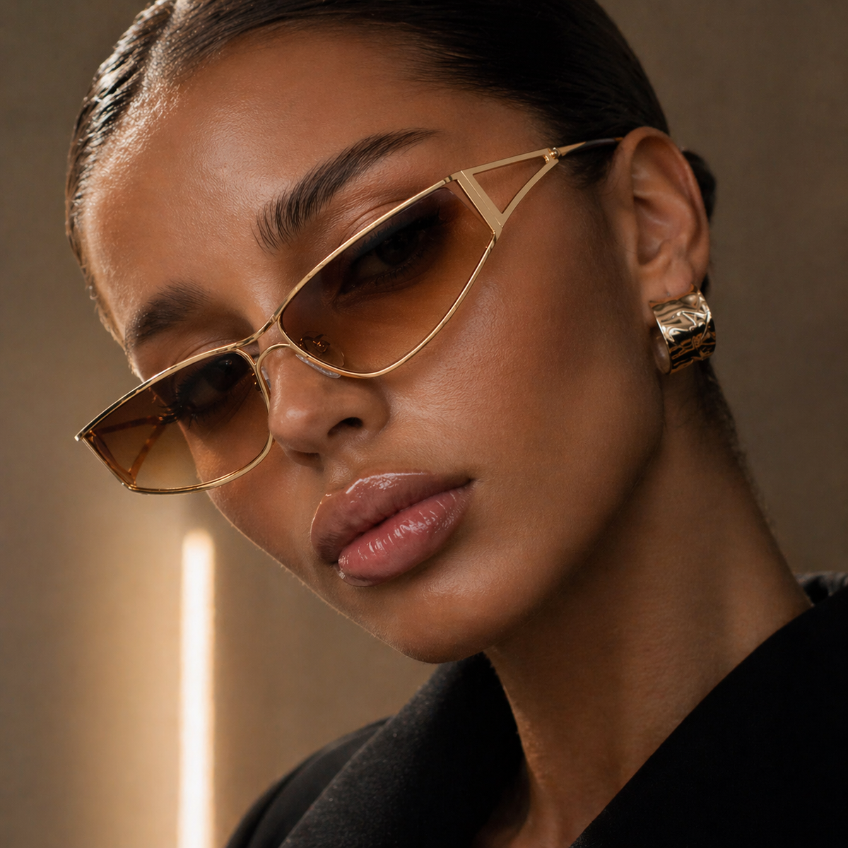 Elena | Curved Gradient Sunglasses
