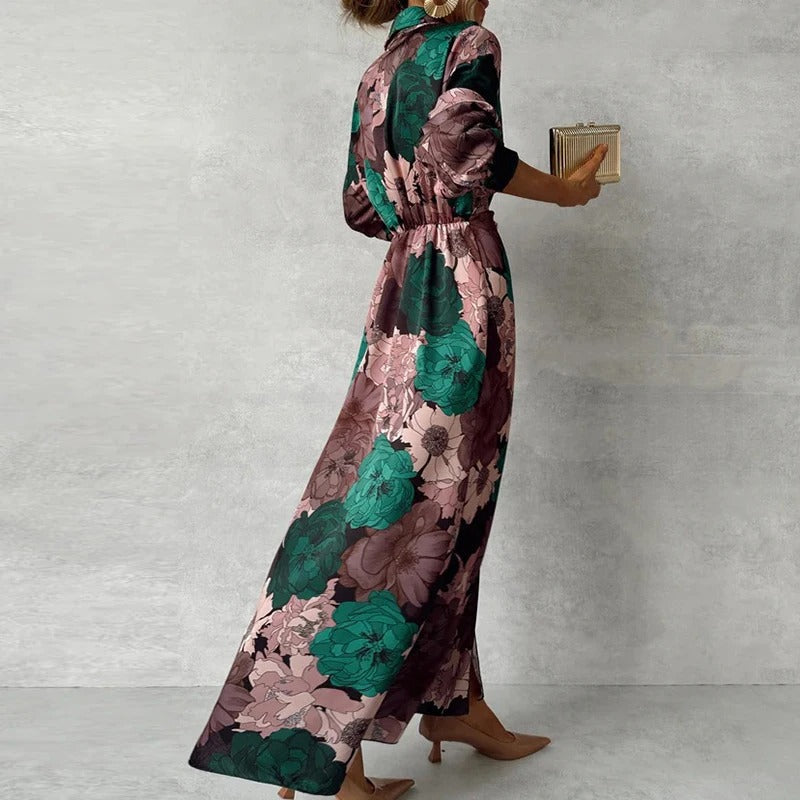 Alyssa | Belted Waist-Defining Women Summer Maxi Dress