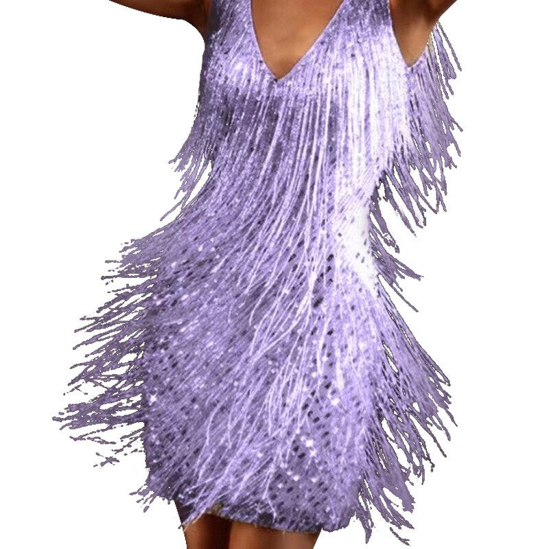 Kelly | Fringe Party Women Summer Mini Dress