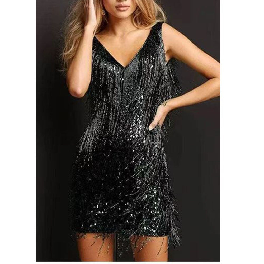 Kelly | Fringe Party Women Summer Mini Dress