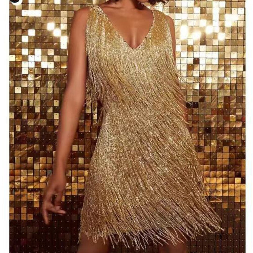 Kelly | Fringe Party Women Summer Mini Dress