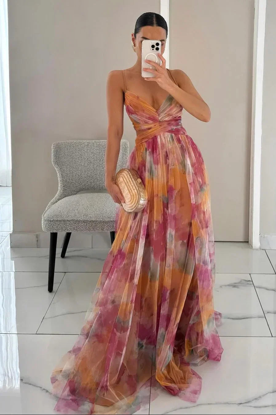 Avery | Textured Layered Chic Women Summer Maxi Dress