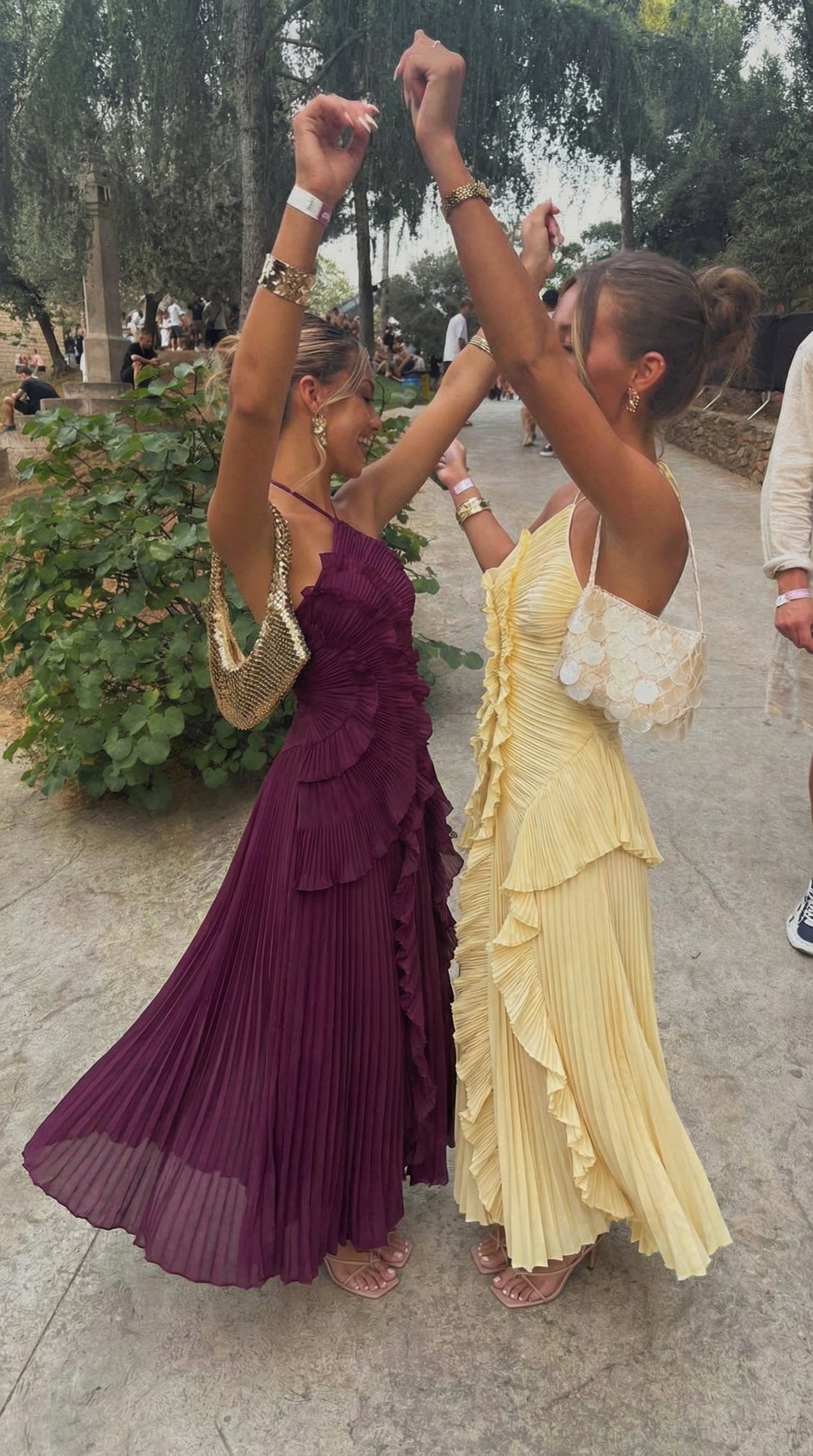 Ashley | Halter Asymmetric Ruffle Women Summer Maxi Dress