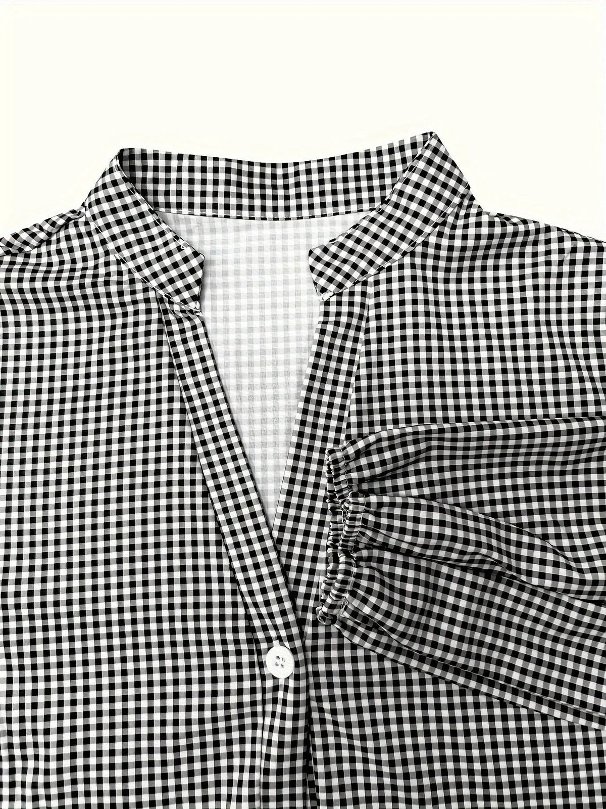 Lacey | Gingham Tiered Shirt Women Summer Mini Dress