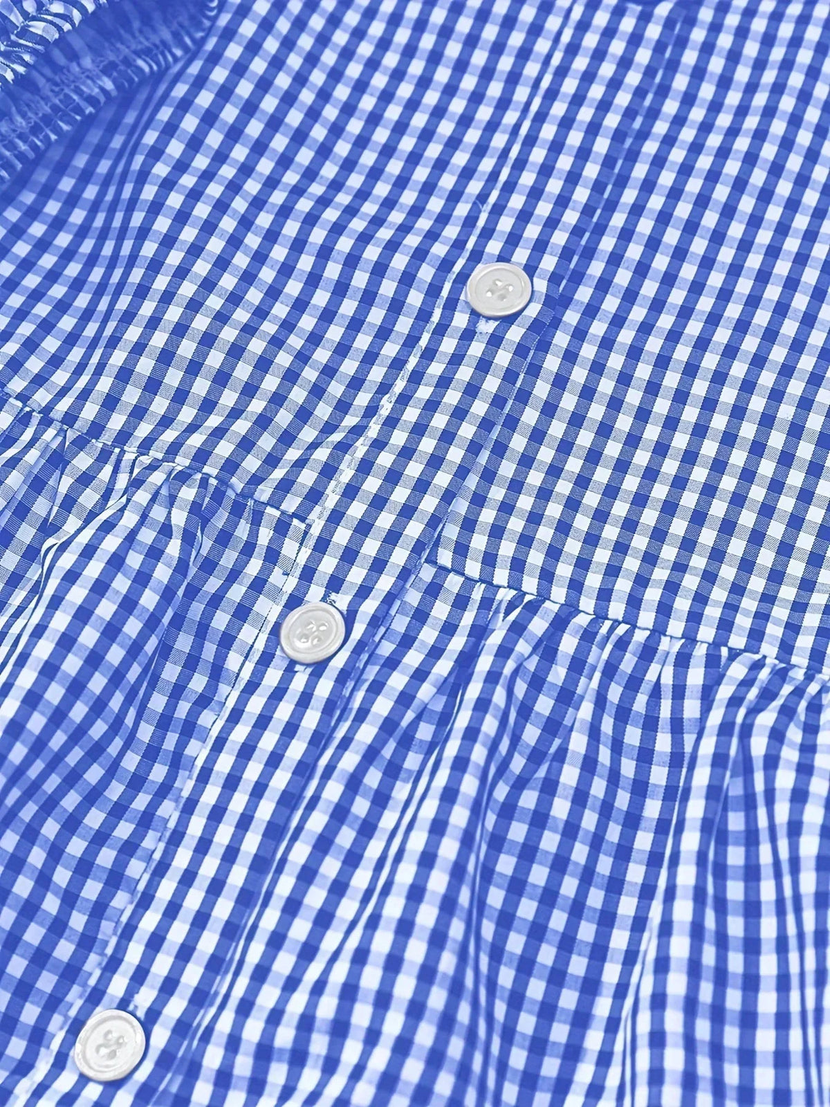 Lacey | Gingham Tiered Shirt Women Summer Mini Dress