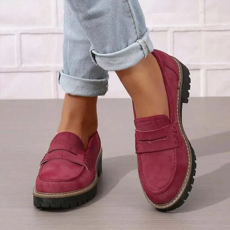 Clover | Chunky Cushioned Slip-On Women's Loafers