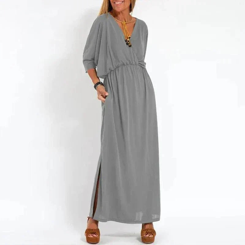 Elina | Wrap Floor-Length Maxi Women Cocktail Summer Dress