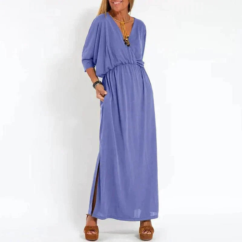 Elina | Wrap Floor-Length Maxi Women Cocktail Summer Dress