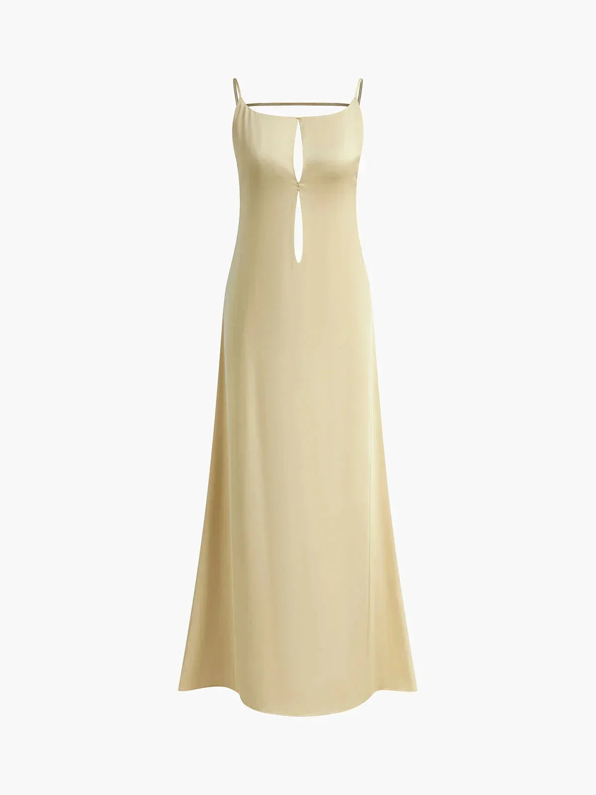 Sara | Minimalist Open-Back Strappy Women Summer Maxi Dress